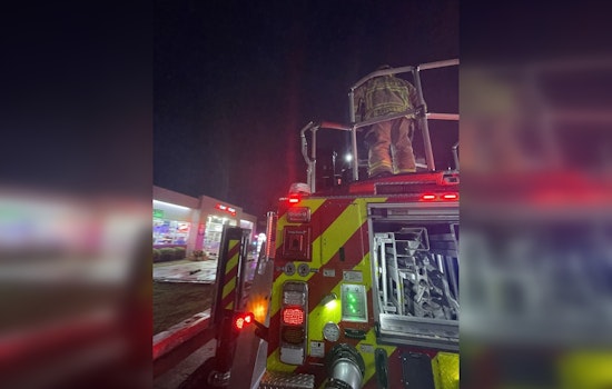 Lightning Strike Sparks Tension at South Austin Gas Station, No Fire Detected