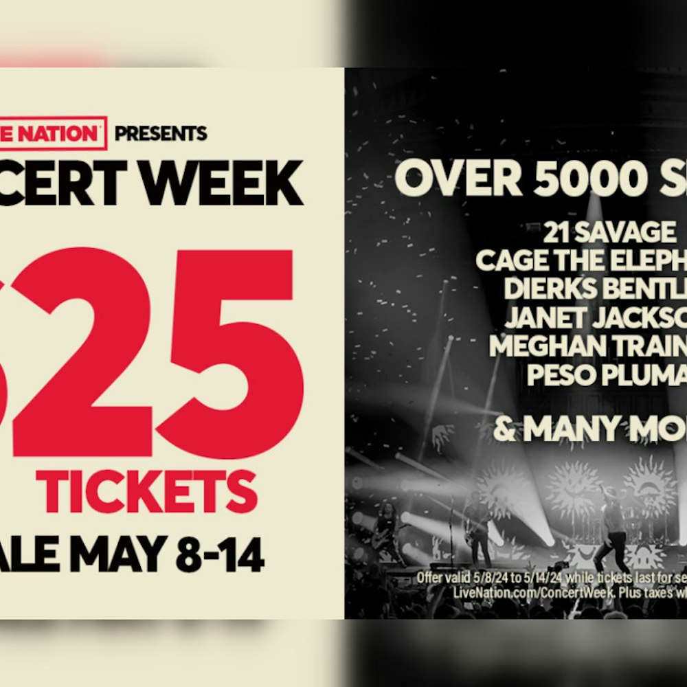 Live Nation's Encore Act: $25 Tickets Belt Out at Concert Week’s 10-Year Bash