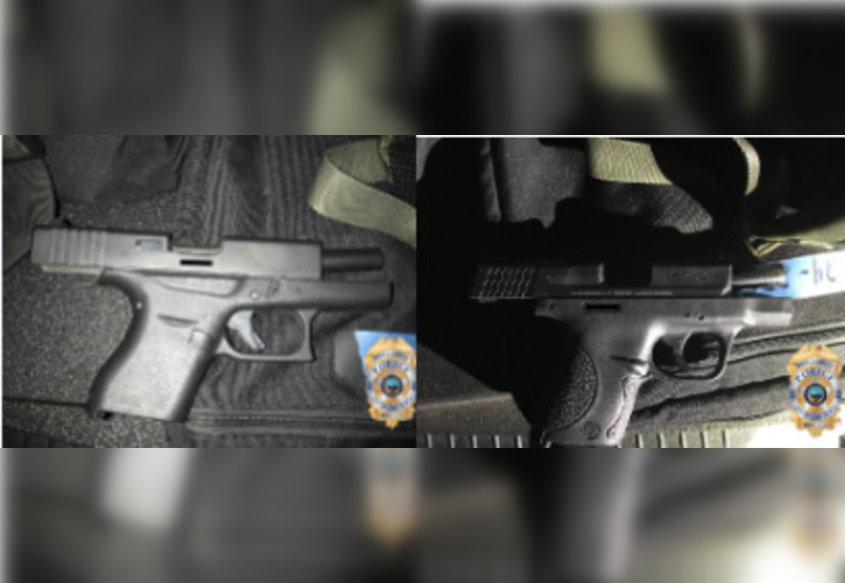 Long Beach Police Seize Firearms from Prohibited Individual in Traffic