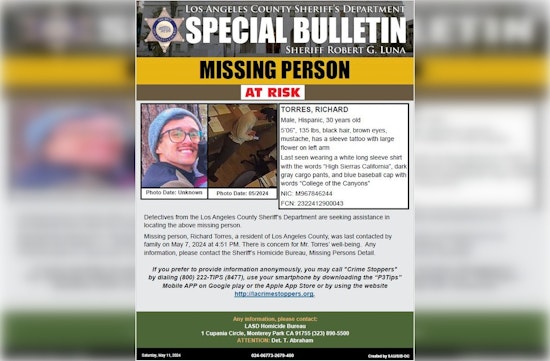 Los Angeles Community and Sheriff's Department Intensify Search for Missing Man Richard Torres