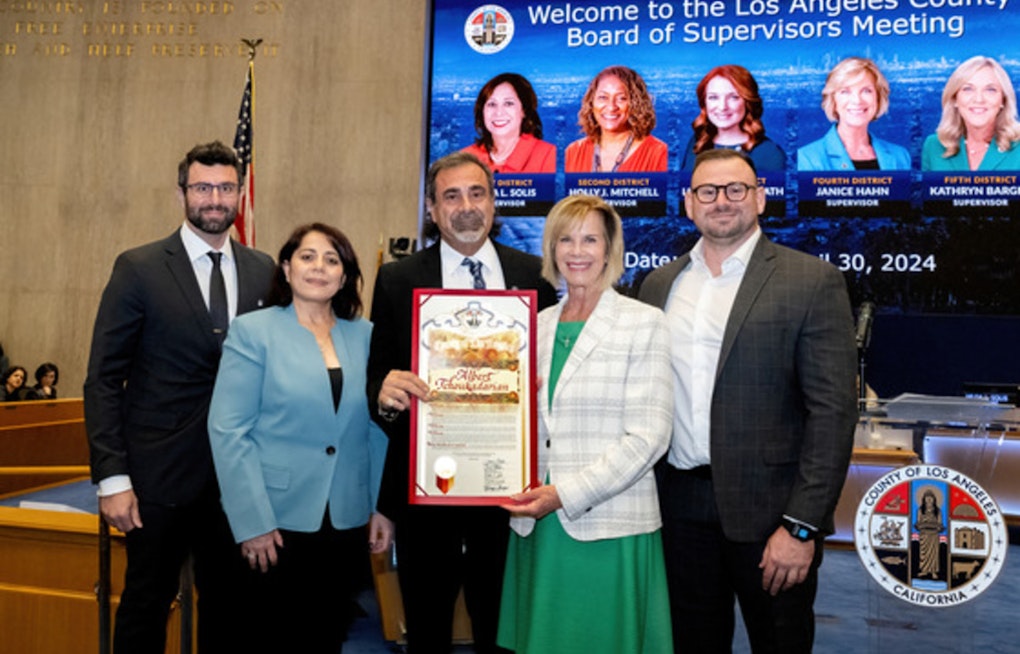 Los Angeles County Honors Two Armenian American Leaders During Armenian Heritage Month