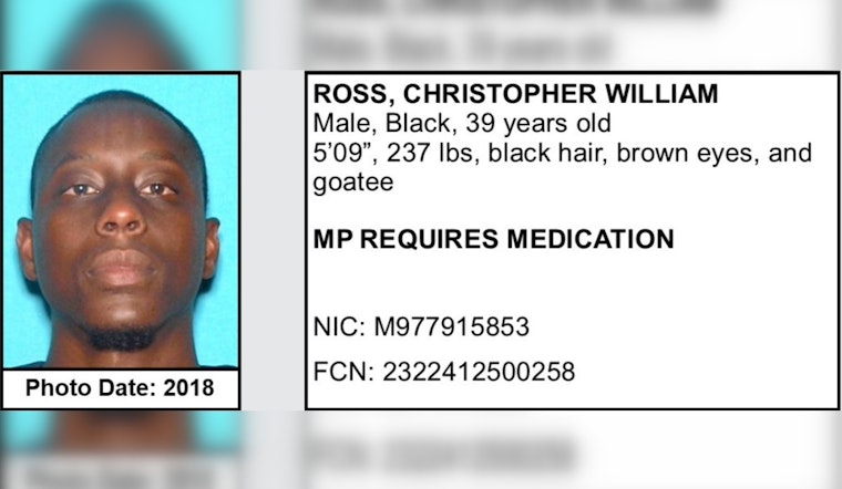 Los Angeles County Sheriff's Department Seeks Public's Help in Locating Missing Man Christopher Ross