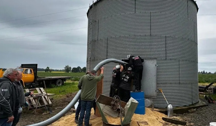 Man Rescued After Being Trapped in Grain Silo Near Salem, Oregon