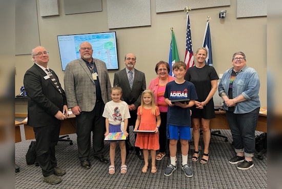 Mankato Hails Young Artists at City Council for Arbor Day Poster Contest Triumphs