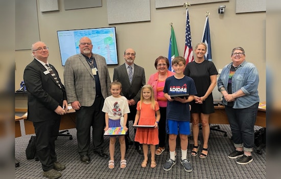 Mankato Hails Young Artists at City Council for Arbor Day Poster Contest Triumphs
