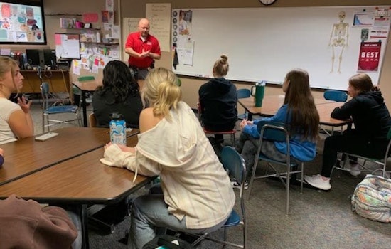 Mankato Officer Engages West High School Students on Mental Health and Peer Support