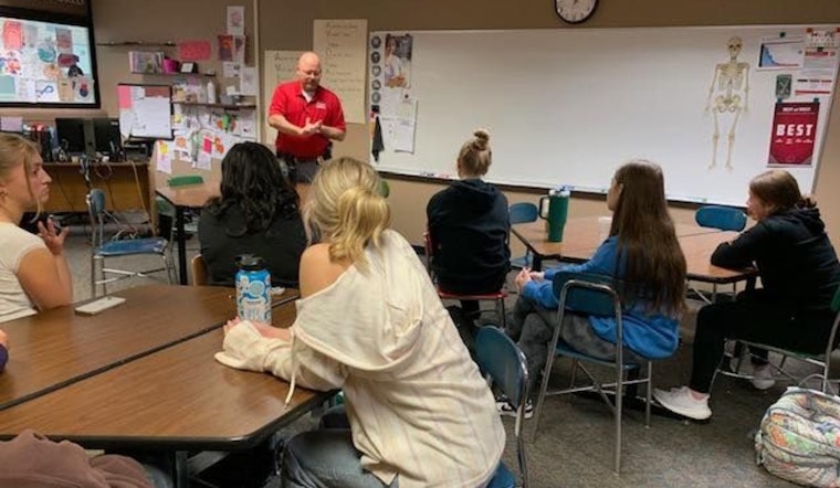 Mankato Officer Engages West High School Students on Mental Health and Peer Support