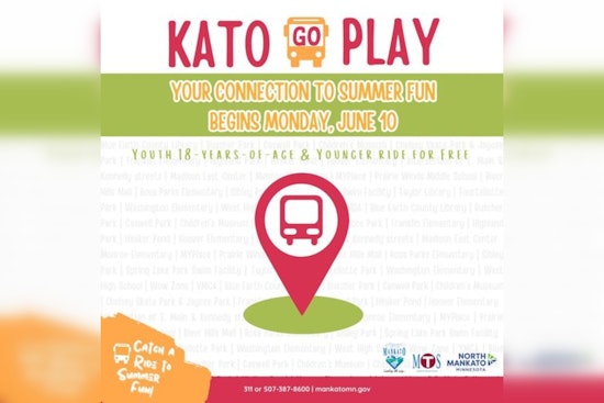 Mankato Rolls Out "Kato Go Play" Summer Bus Service for Fare-Free Youth Transit