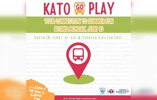 Mankato Rolls Out "Kato Go Play" Summer Bus Service for Fare-Free Youth Transit