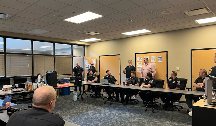 Maple Grove Police Department Honored with Food and Flags by Local Church Congregations