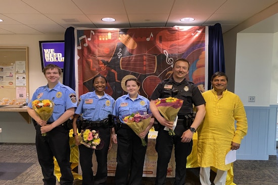 Maple Grove Police Explorers Honored at Hindu Society of MN's Volunteer Awards