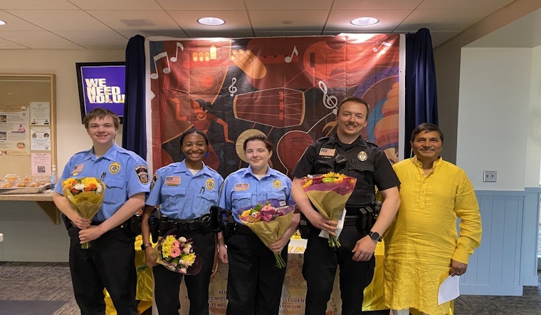 Maple Grove Police Explorers Honored at Hindu Society of MN's Volunteer Awards