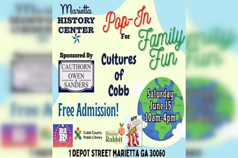 Marietta History Center Celebrates Cobb County's Cultural Tapestry with a Free Family-Friendly Pop-In Event