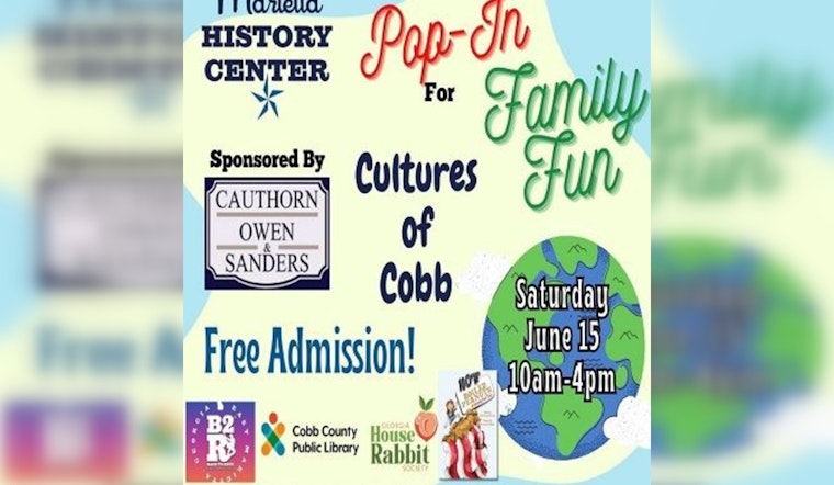 Marietta History Center Celebrates Cobb County's Cultural Tapestry with a Free Family-Friendly Pop-In Event
