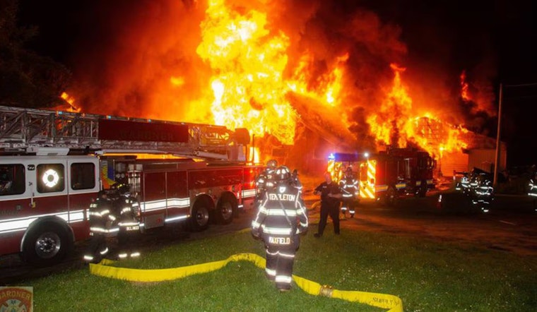 Massive Fire Destroys Liberty-Belle Stables in Templeton, Community Rallies to Save Horses