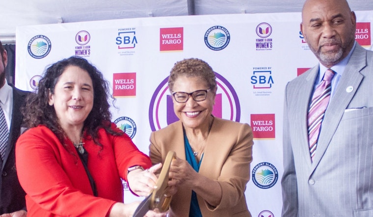 Mayor Karen Bass Launches First Women's Business Center in South LA, Teams Up With US Small Business Administrator Isabel Guzman