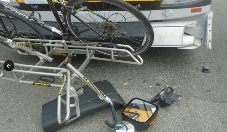 MBTA Bus Towed After Collision with Private Bus in Busy Boston Intersection