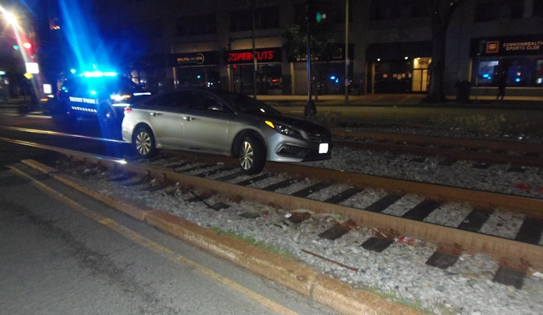 MBTA Green Line Service Disrupted by Abandoned Car, Boston Transit Police Investigate