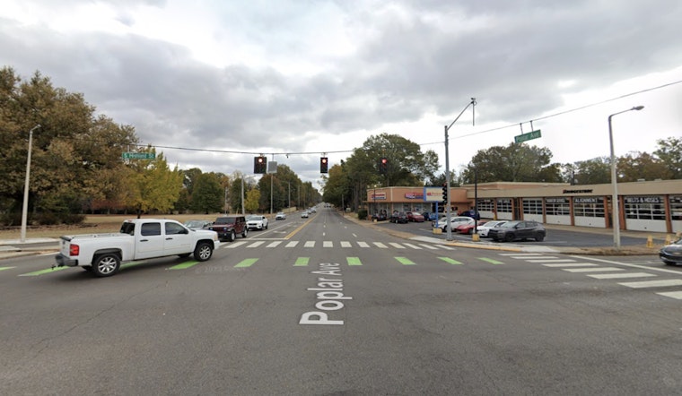 Memphis Police Officer Hospitalized After Collision, Chase at Poplar Plaza as Suspect at Large