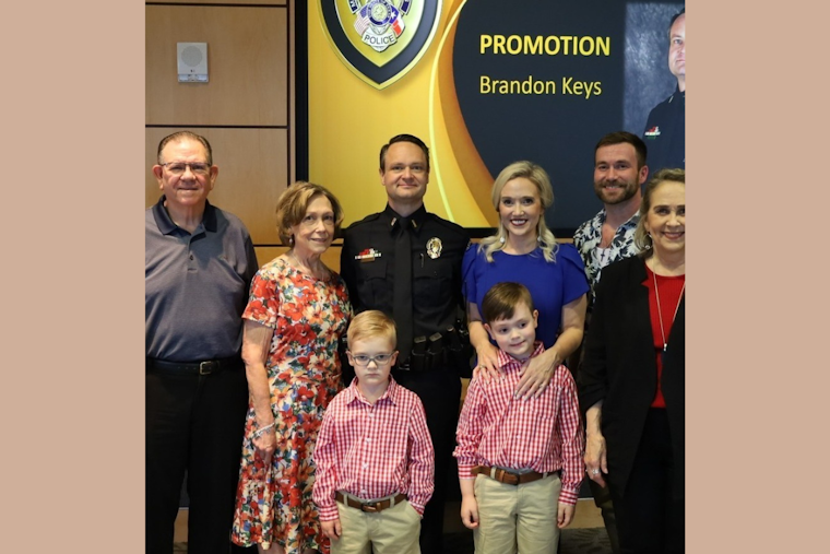 Mesquite Police Veteran Brandon Keys Promoted to Lieutenant After 16 Years of Service