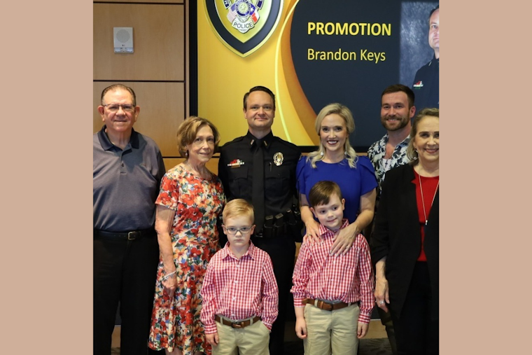 Mesquite Police Veteran Brandon Keys Promoted to Lieutenant After 16