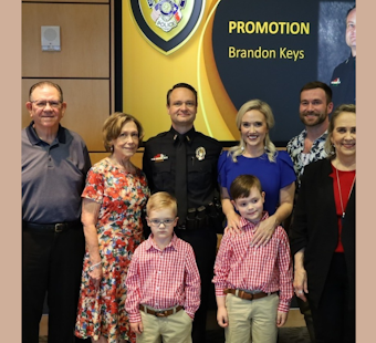 Mesquite Police Veteran Brandon Keys Promoted to Lieutenant After 16 Years of Service