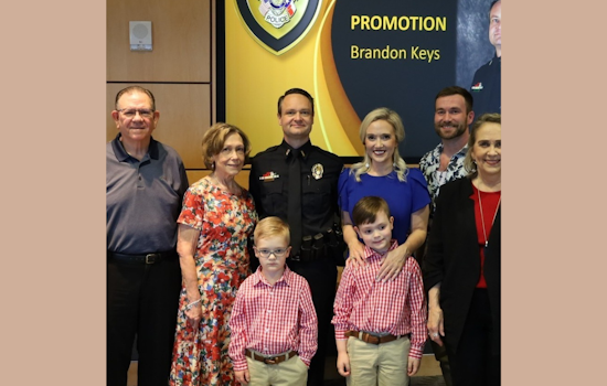 Mesquite Police Veteran Brandon Keys Promoted to Lieutenant After 16 Years of Service