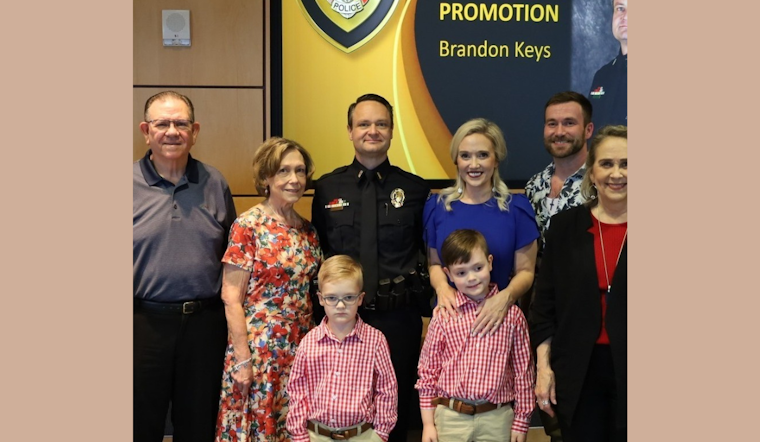 Mesquite Police Veteran Brandon Keys Promoted to Lieutenant After 16 Years of Service