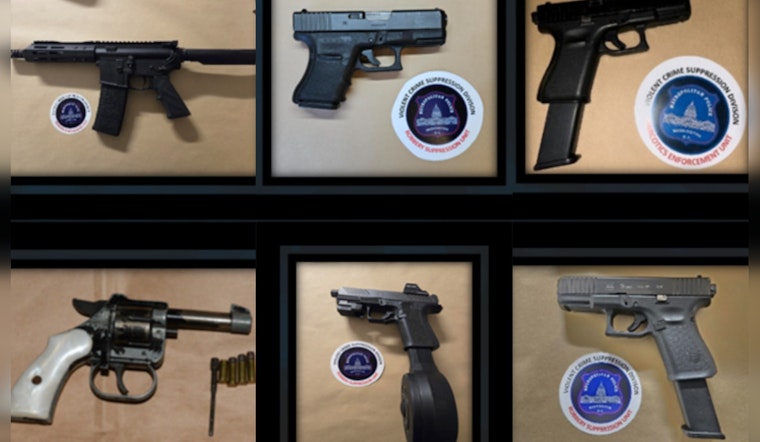Metropolitan Police Seize 55 Firearms and Arrest Multiple Individuals in D.C.'s Intensive Crime Sweep