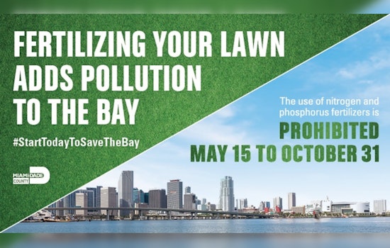 Miami-Dade County Enforces Seasonal Fertilizer Ban to Protect Biscayne Bay's Ecosystem and Economy