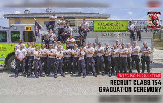 Miami-Dade Fire Rescue to Celebrate Graduation of 30 New Probationary Firefighters in Doral