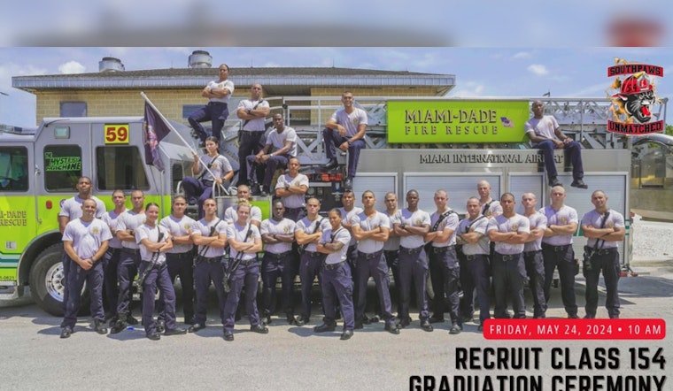 Miami-Dade Fire Rescue to Celebrate Graduation of 30 New Probationary Firefighters in Doral