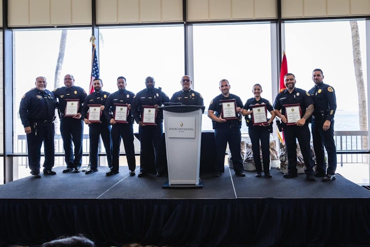 Miami Police Honored for Heroic Rescue of Injured Colleague in Accidental Shooting Incident on Venetian Causeway