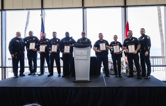 Miami Police Honored for Heroic Rescue of Injured Colleague in Accidental Shooting Incident on Venetian Causeway