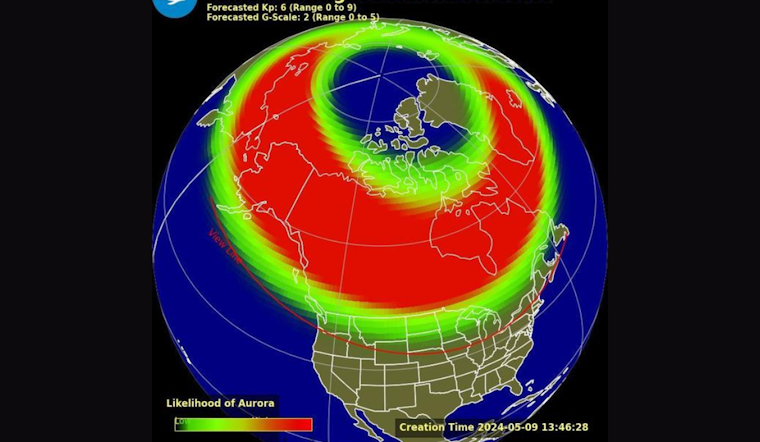 Michigan Poised for Northern Lights Spectacle Amid 'Strong' Geomagnetic Storm