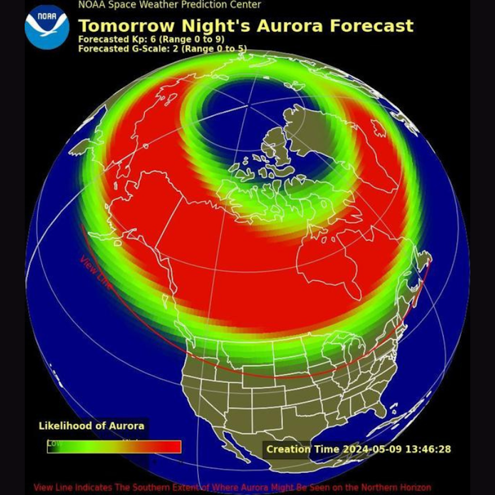 Michigan Poised for Northern Lights Spectacle Amid 'Strong' Geomagnetic Storm