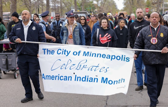 Minneapolis Police Show Unity in American-Indian Month Parade, Celebrate Culture and Community Ties