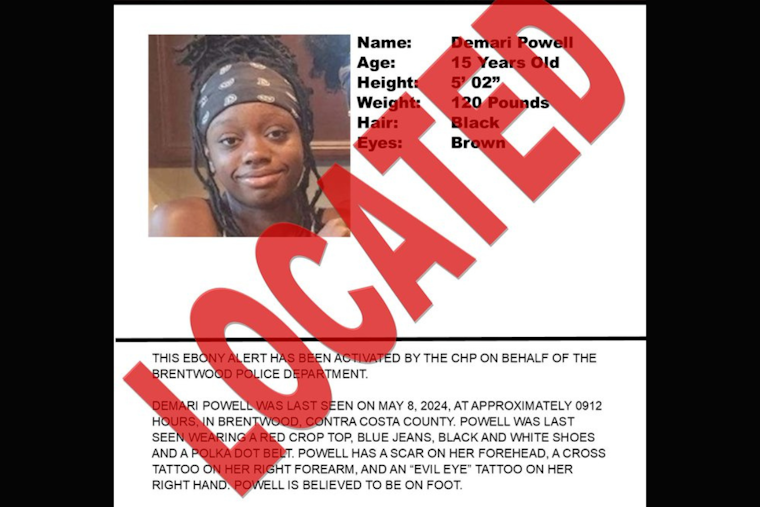 Missing Bay Area Teen Found Safe, Brentwood Police Deactivate Ebony Alert