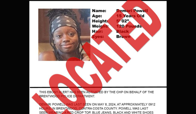 Missing Bay Area Teen Found Safe, Brentwood Police Deactivate Ebony Alert