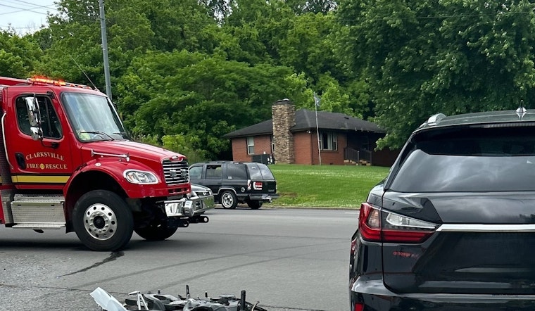 Motorcyclist Hospitalized Following Collision in Clarksville Tiny Town Road