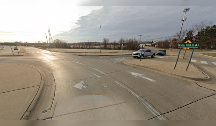 Motorcyclist in Critical Condition After Roundabout Crash in Clinton Township