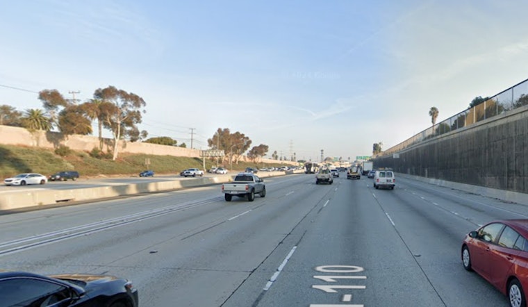 Motorcyclist Injured as Rocks Hurled onto 110 Freeway Cause Chaos in Downtown Los Angeles