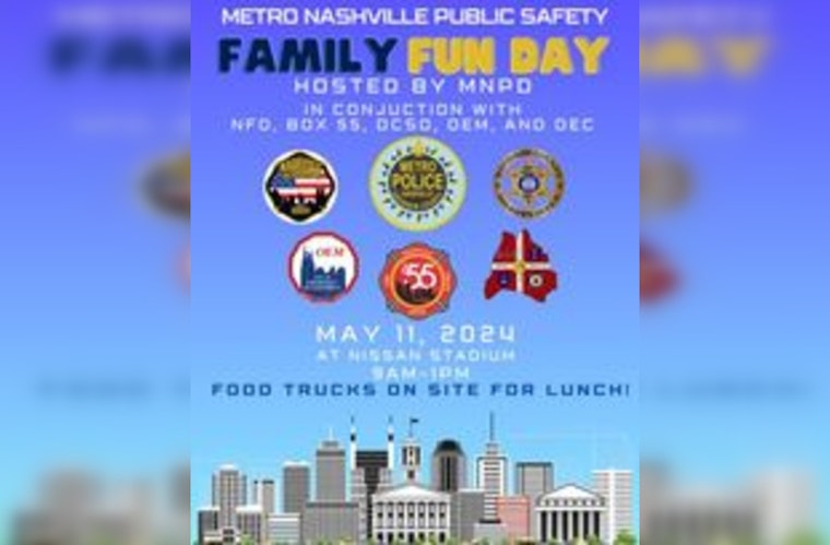Nashville Families Invited to Public Safety Fun Day at Nissan Stadium This Saturday