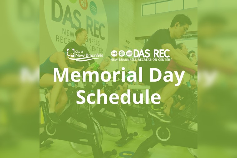 New Braunfels' Das Rec Adjusts Hours for Memorial Day Workouts and Swimming