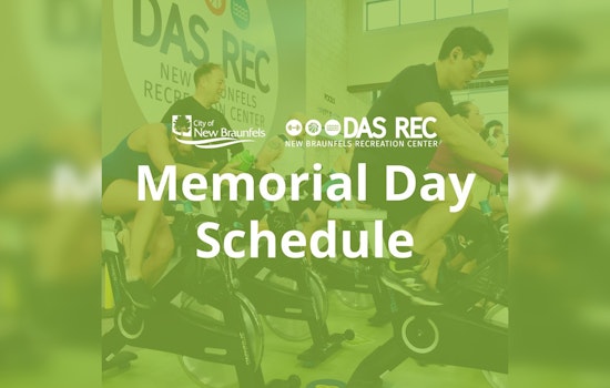 New Braunfels' Das Rec Adjusts Hours for Memorial Day Workouts and Swimming