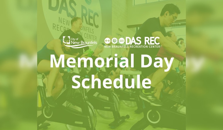 New Braunfels' Das Rec Adjusts Hours for Memorial Day Workouts and Swimming
