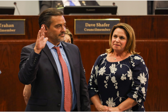 New Era in Allen: Michael Schaeffer Sworn In, Edward Swierenga Honored, and Playgrounds to be Revamped