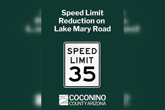New Speed Limit Enforced on Lake Mary Road Near Happy Jack Due to Wolf Fire