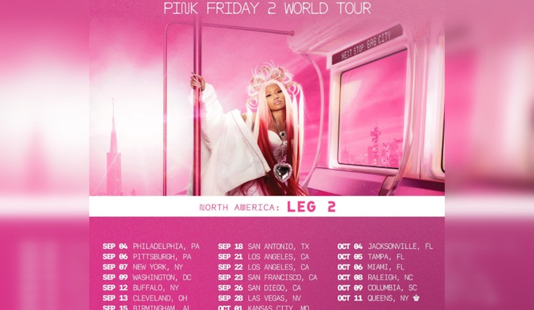 Nicki Minaj to Electrify San Antonio With Pink Friday 2 Tour Following Dallas Show