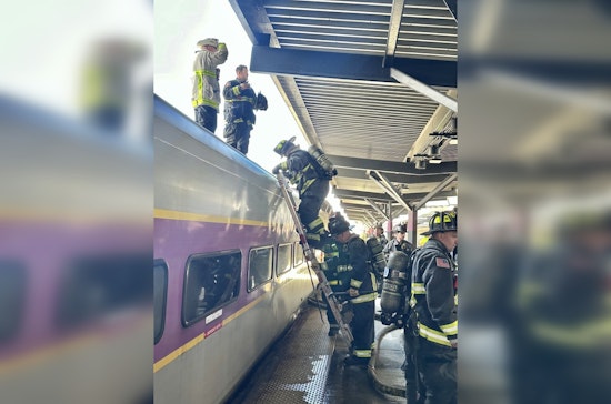 No Injuries Reported as Boston Fire Department Extinguishes Blaze on Commuter Rail Train at North Station